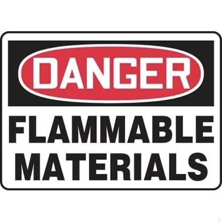 Accuform OSHA DANGER SAFETY SIGN FLAMMABLE MCHG052XT MCHG052XT